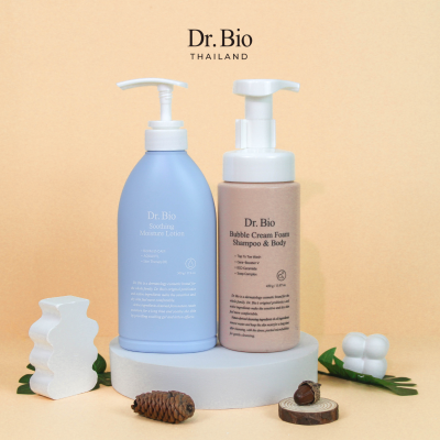 Soothing Moisture Lotion + Bubble Cream Foam Shampoo & Body