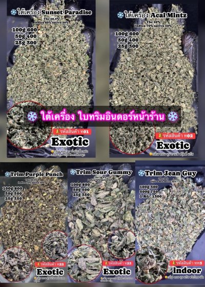 ใบทริม เศษดอกอินดอร์