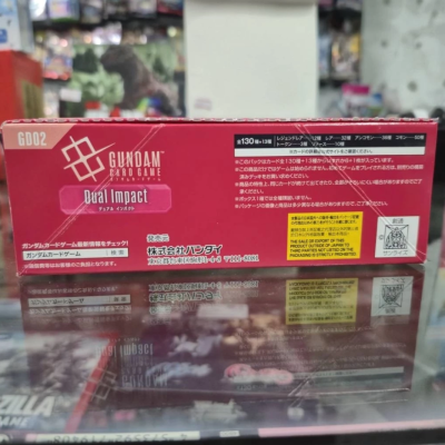 Gundam Card Game Booster pack Dual Impact [GD02] (กล่องุสุ่มการ์ดกันดัมภาษาญี่ปุ่น)