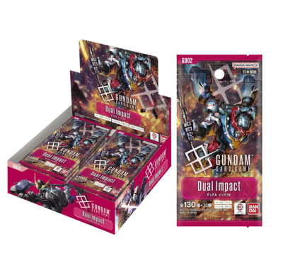[สุ่ม1ซอง] Gundam Card Game Booster pack Dual Impact [GD02] (กล่องุสุ่มการ์ดกันดัมภาษาญี่ปุ่น)(copy)