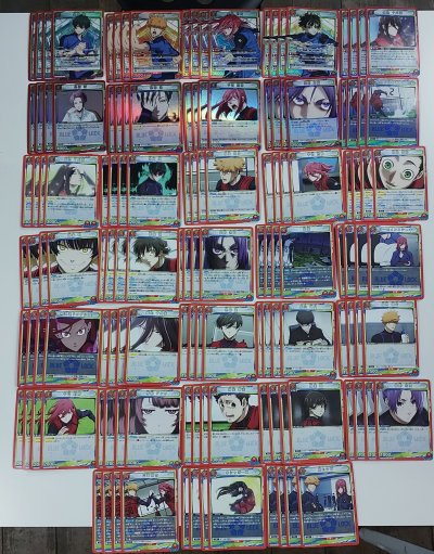 Union Arena Complete Set : Series Blue Lock Vol.1 UA12BT (Red) (C U R SR x4)