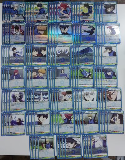 Union Arena Complete Set : Series Blue Lock Vol.1 UA12BT (Blue) (C U R SR x4)