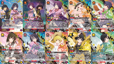 Union Arena Booster Pack Monogatari series ปกรณัมของเหล่าภูต (กล่องสุ่มการ์ด UA 16 ซอง)【UA42BT】
