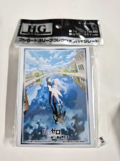Bushiroad Sleeve Collection High Grade Vol.4463 Re:ZERO -Starting Life in Another World- 3rd season "Subaru & Emilia" (ซองคลุมการ์ดขนาด WS BF MTG SVE 75ซอง)