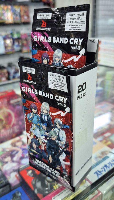 Bushiroad Trading Card Collection (BTCC) : Girls Band Cry Vol.2 (ซองสุ่มการ์ดสะสม 20 ซอง)