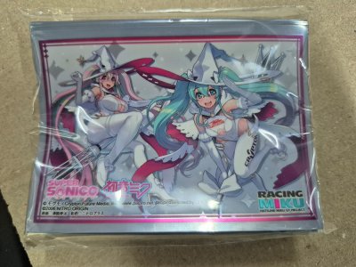 Bushiroad Sleeve Collection Extra Vol. 473 "Racing Miku 2024 Ver." x Super Sonico Collaboration (ซองคลุมการ์ดขนาด WS BF MTG SVE 60ซอง)