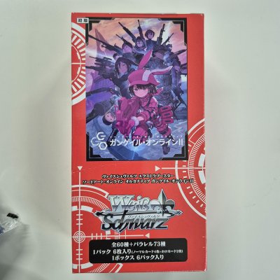 Weiss Schwarz Extra Booster : Sword Art Online Alternative Gun Gale Online II (กล่องสุ่มการ์ด WS 6 ซอง)