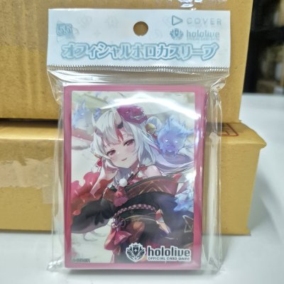 hololive OFFICIAL CARD GAME Official holoca Sleeve Nakiri Ayame (55 ซอง)
