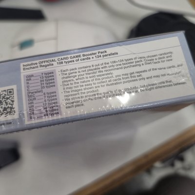 [EN] hololive OFFICIAL CARD GAME Booster Pack – Enchant Regalia - กล่องสุ่มการ์ด 12 ซอง(ภาษาอังกฤษ)