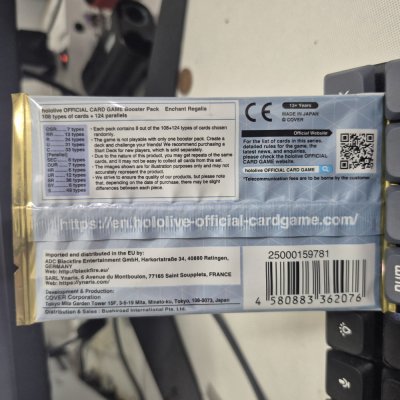 (1 ซอง) [EN] hololive OFFICIAL CARD GAME Booster Pack – Enchant Regalia - (ภาษาอังกฤษ)