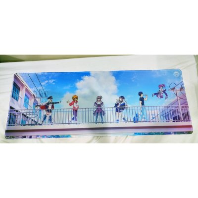 Rubber Desk Mat แผ่นรองเมาส์ แผ่นยางรองเล่นการ์ด EC19 Overpass ver. (30x80 CM)
