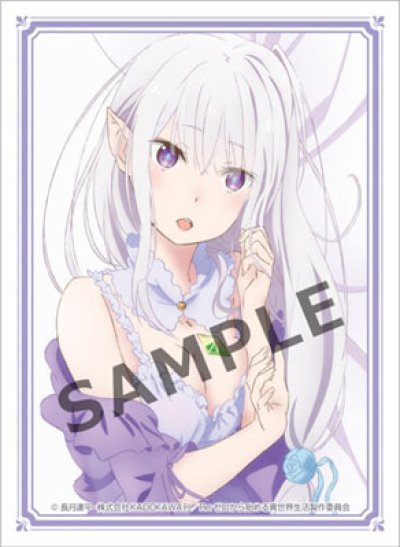 Kado Suri Vol.18 Re:ZERO -Starting Life in Another World- / Emilia ซองคลุมการ์ด Normal Size 80 ซอง