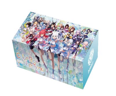 กล่องพับกระดาษใส่การ์ด hololive OFFICIAL CARD GAME Official Holo Card Storage Box 6th fes. hololive STAGE3