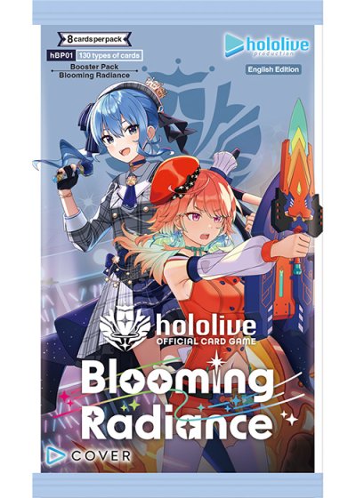 (1ซอง) Hololive OFFICIAL CARD GAME Booster Pack - Blooming Radiance - EN ซองสุ่มการ์ด (ภาษาอังกฤษ)