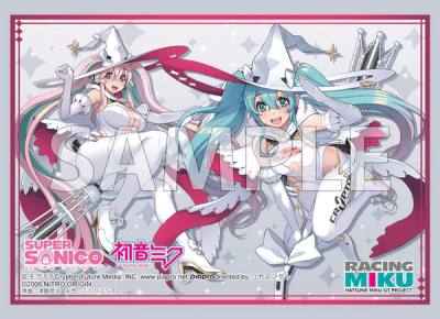 Bushiroad Sleeve Collection Extra Vol. 473 "Racing Miku 2024 Ver." x Super Sonico Collaboration (ซองคลุมการ์ดขนาด WS BF MTG SVE 60ซอง)