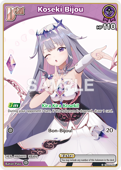 ชุดเริ่มเล่น ภาษาอังกฤษ hololive OFFICIAL CARD GAME English Edition Start Deck “Oshi Advent” & “Oshi Justice”