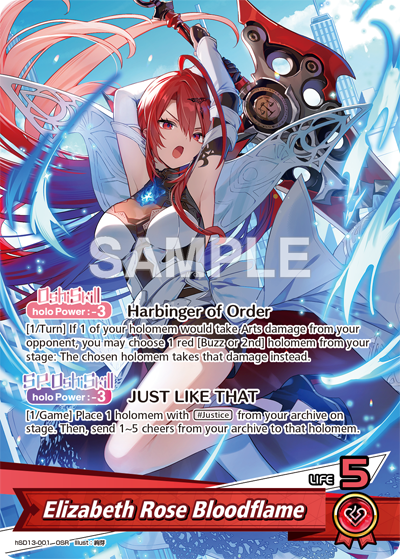 ชุดเริ่มเล่น ภาษาอังกฤษ hololive OFFICIAL CARD GAME English Edition Start Deck “Oshi Advent” & “Oshi Justice”