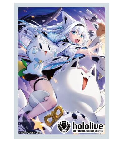 hololive OFFICIAL CARD GAME Official holoca Sleeve Vol.4 "Shirakami Fubuki" (55 ซอง)