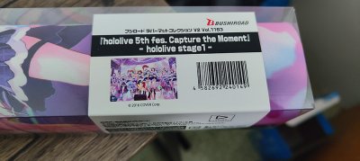 แผ่นยางรองเล่นการ์ด แผ่นรองเมาส์ Bushiroad Rubber Mat Collection V2 Vol.1163 "hololive 5th fes. Capture the Moment"-hololive stage1-