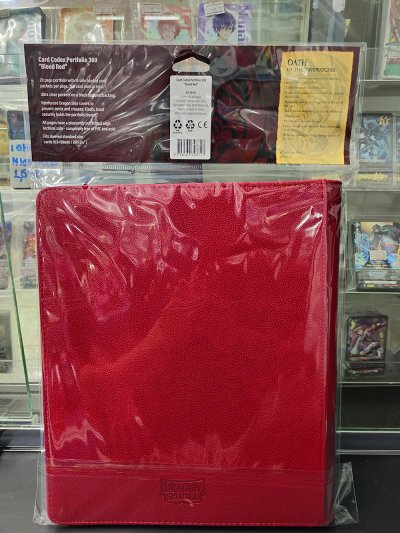 Dragon Shield Card Codex 360 Blood Red แฟ้มใส่การ์ด 9 ช่อง