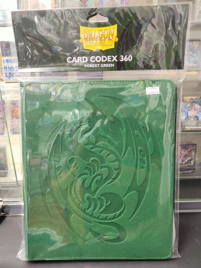 Dragon Shield Card Codex 360 Forest Green แฟ้มใส่การ์ด 9 ช่อง