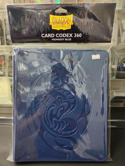Dragon Shield Card Codex 360 Midnight Blue แฟ้มใส่การ์ด 9 ช่อง
