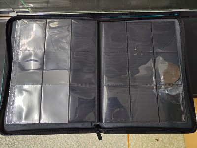 Zipper Binder (9 Pkt) แฟ้มใส่การ์ด 9 ช่องมีซิบ ชมพู