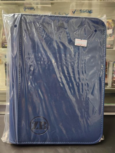 Zipper Binder (4 PKT) 20page Pink แฟ้มใส่การ์ด 4 ช่อง น้ำเงิน