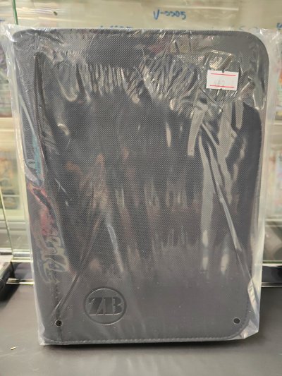 Zipper Binder (4 PKT) 20page Pink แฟ้มใส่การ์ด 4 ช่อง ดำ