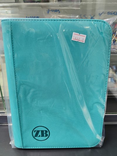 Zipper Binder (4 PKT) 20page Pink แฟ้มใส่การ์ด 4 ช่อง เขียวอ่อน
