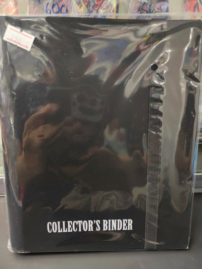 Collector's Binder 4 PKT 20page แฟ้มใส่การ์ด 4 ช่องแบบสายรัด ดำ
