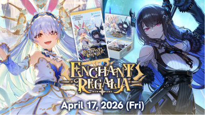 [EN] hololive OFFICIAL CARD GAME Booster Pack – Enchant Regalia - กล่องสุ่มการ์ด 12 ซอง(ภาษาอังกฤษ)