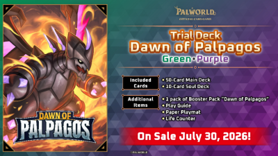 Palworld official card game Trial Deck 02 เขียว-ม่วง