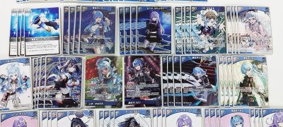Complete สีฟ้า BT-01 [hololive OFFICIAL CARD GAME] ไม่รวมฟอยพิเศษ