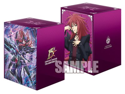 กล่องใส่การ์ด Bushiroad Deck Holder V3 Vol.1256 Cardfight!! Vanguard "Ren Suzugamori 15th Anniversary"
