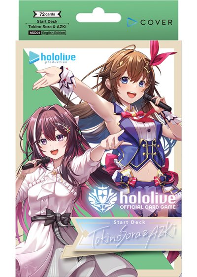 Hololive OFFICIAL CARD GAME เด็คเริ่มต้นพร้อมเล่น “Tokino Sora & AZKi” ภาษาอังกฤษ