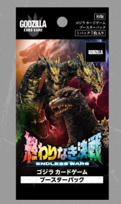 Godzilla Card Game Booster Set #4 - Endless War - ภาษาญี่ปุ่น (กล่องสุ่มการ์ดก็อตซิลล่า 12 ซอง)