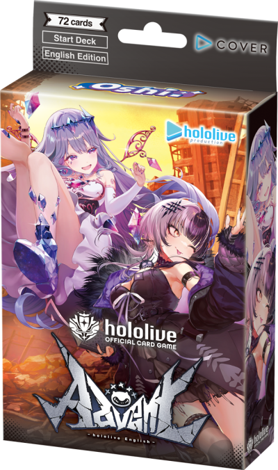 ชุดเริ่มเล่น ภาษาอังกฤษ hololive OFFICIAL CARD GAME English Edition Start Deck “Oshi Advent” & “Oshi Justice”