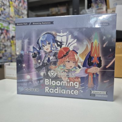 Hololive OFFICIAL CARD GAME Booster Pack - Blooming Radiance - EN กล่องสุ่มการ์ด 12 ซอง (ภาษาอังกฤษ)