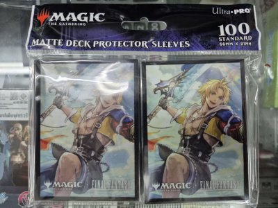 Ultra Pro FINAL FANTASY Protector Sleeves ซองคลุมการ์ด 100 ชิ้น (สำหรับการ์ด MTG,WS,RE,SVE) Tidus