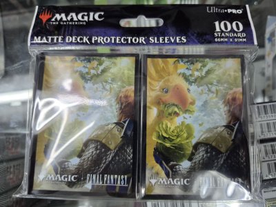 Ultra Pro FINAL FANTASY Protector Sleeves ซองคลุมการ์ด 100 ชิ้น (สำหรับการ์ด MTG,WS,RE,SVE) Gysahl Greens