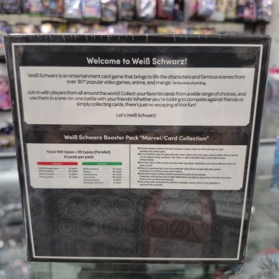 [EN] Weiss Schwarz Booster Pack : Marvel Card Collection ลุ้นปั้มทอง (กล่องสุ่มการ์ด WS 16 ซอง / 144 ใบ)