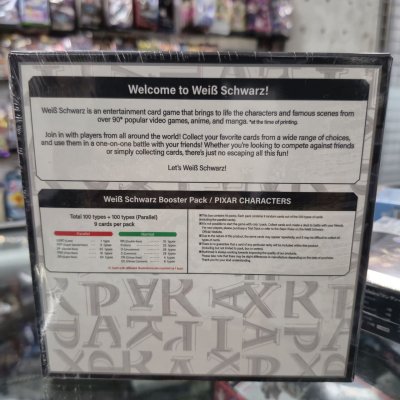 [EN] Weiss Schwarz Booster Pack : PIXAR CHARACTERS ลุ้นใบปั้มฟลอยด์รุ้งโฮโลแกรม (กล่องสุ่มการ์ด WS 16 ซอง / 144 ใบ)