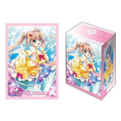 กล่องใส่การ์ดพลาสติก แถมสลีฟภายในกล่อง Bushiroad Sleeve & Deck Holder Collection Vol.3 "PR, ISM-I Sunshine Vert"