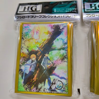 Bushiroad Sleeve HG Vol.3744 Sword Art Online 10th Anniversary "Alicization"  (ซองคลุมการ์ดขนาด WS BF MTG SVE 75ซอง)