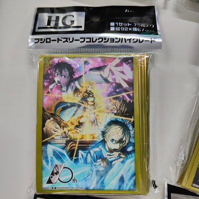 Bushiroad Sleeve HG Vol.3745 Sword Art Online 10th Anniversary Alicization Part.2 (ซองคลุมการ์ดขนาด WS BF MTG SVE 75ซอง)