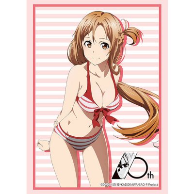 Bushiroad Sleeve HG Vol.3814 Sword Art Online 10th Anniversary "Asuna" Part.4 (ซองคลุมการ์ดขนาด WS BF MTG SVE 75ซอง)