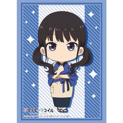 Bushiroad Sleeve HG Vol.3881 Lycoris Recoil "Takina Inoue" Mini Chara ver. Part.2 (ซองคลุมการ์ดขนาด WS BF MTG SVE 75ซอง)