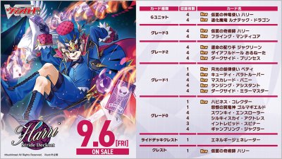 VG-DZ-SS02 Cardfight!! Vanguard Special Series Stride Deckset Harri