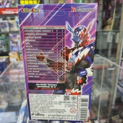 ชุดพร้อมเล่นแวนการ์ด!! โอเวอร์เดรสภาษาไทย D Masked Rider Trial Deck 2 มาสค์ไรเดอร์ บิลด์ (D-MTD02) : Masked Rider Build เคเทอร์แซงค์ทัวรี สาย ซอเซอร์เรส